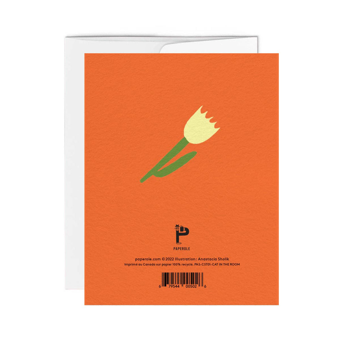 CAT IN THE ROOM — Greeting card