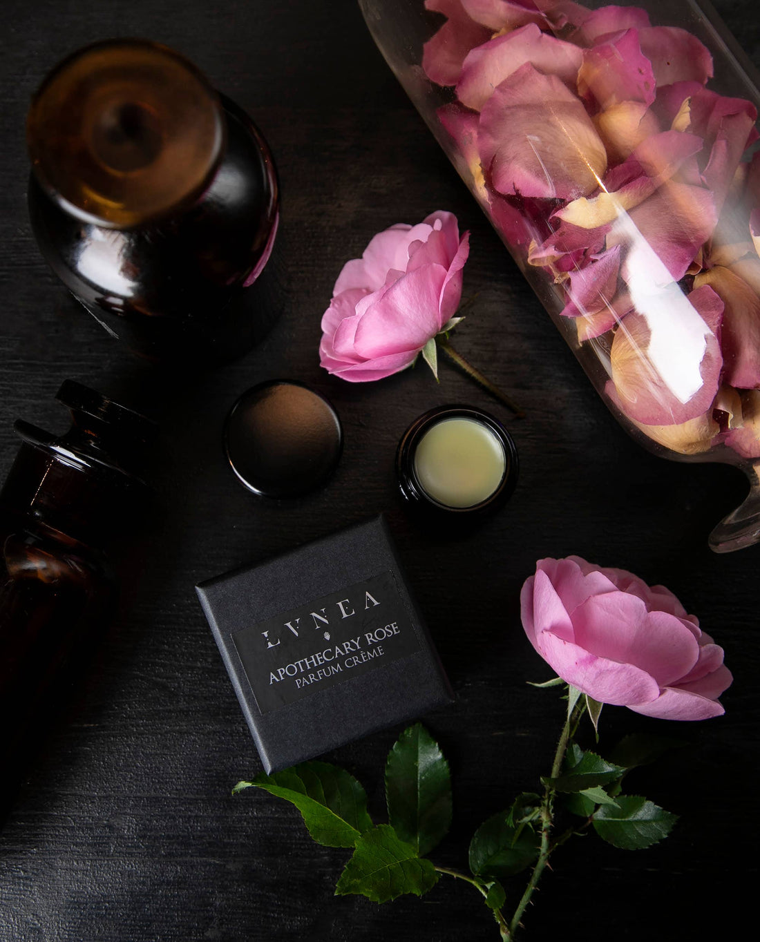 APOTHECARY ROSE Solid Perfume | Roses, apricot, violet leaf