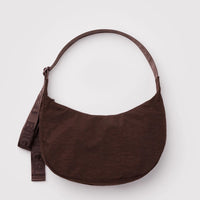 Baggu Medium Nylon Crescent Bag - Coffee