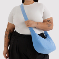 Baggu Medium Nylon Crescent Bag - Piscine