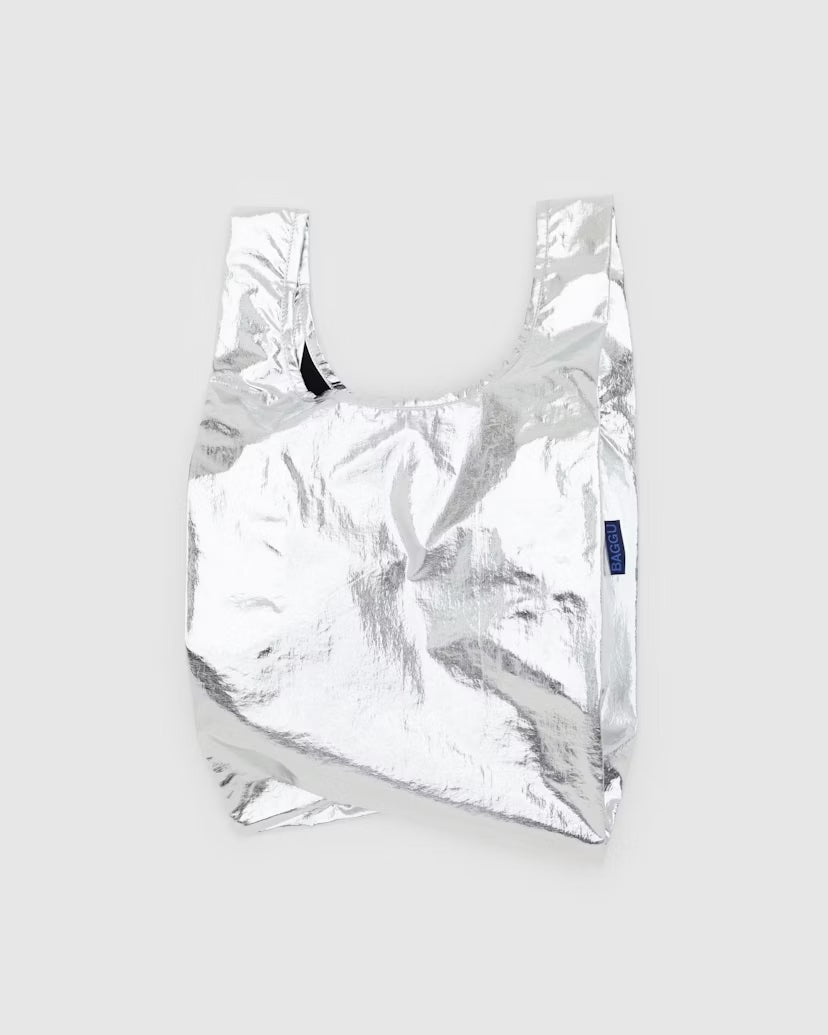 Baby Baggu Reusable Bag - Metallic Silver – Garden City