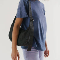 Baggu Medium Nylon Crescent Bag - Black