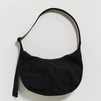 Baggu Medium Nylon Crescent Bag - Black