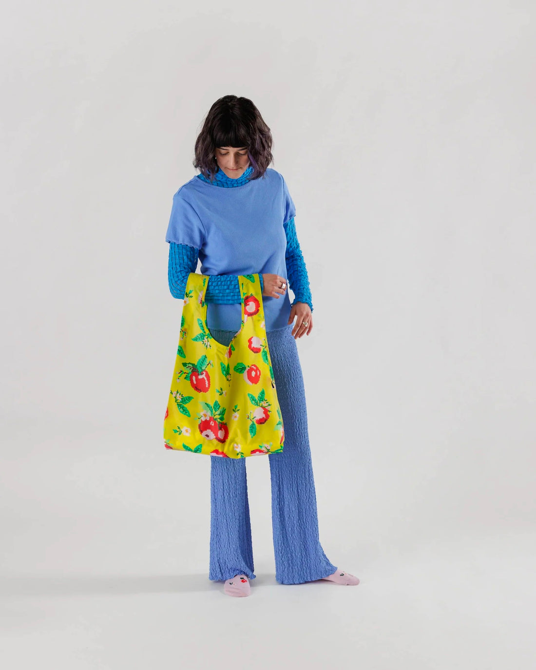 Baggu Reusable Bag - Needlepoint Apple