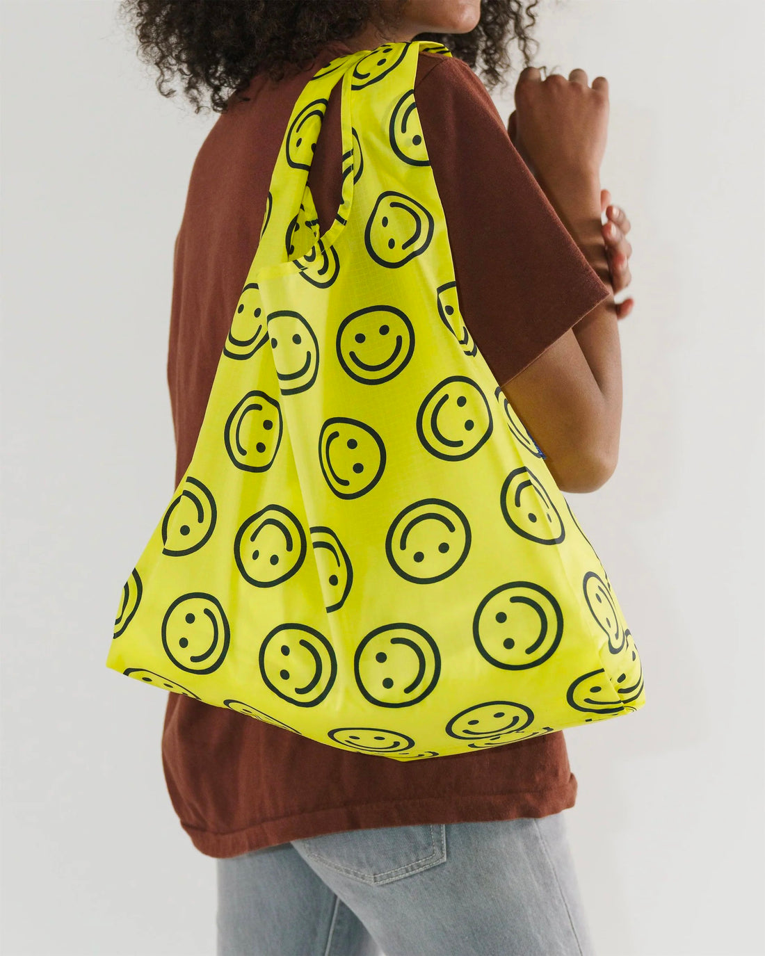 Baggu Reusable Bag - Yellow Happy