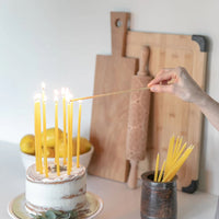 Elegant Beeswax 11" Taper Candles