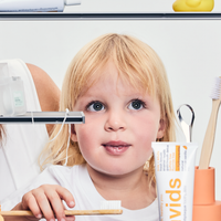 Davids kids + adults nano-hydroxyapatite premium toothpaste / orange vanilla
