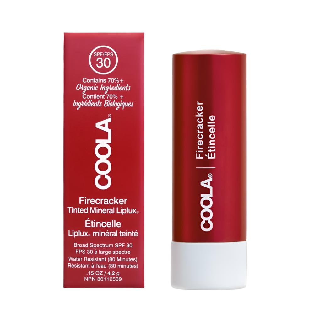 Mineral Liplux® Organic Tinted Lip Balm Sunscreen SPF 30 - Fire Cracker