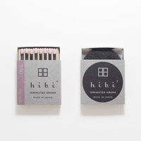 box of hibi ylang ylang 10 minute incense matches on white background