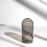 smokey grey glass vessel for everlasting candles