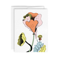 FLEURS — Greeting card