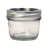 a 125 ml regular mouth mason jar