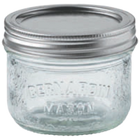 a 250ml wide mouth mason jar