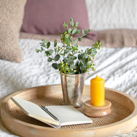Three Inch Pillar Beeswax Candle