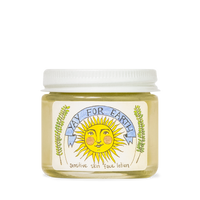Jar of Yay For Earth Sensitive Skin Face Lotion with a smiling sun and blue banner on the label.