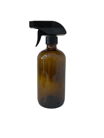 16 oz Glass Spray Bottle - Amber (473 ml)