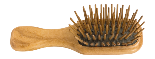 Olive Wood Pocket Hair Brush