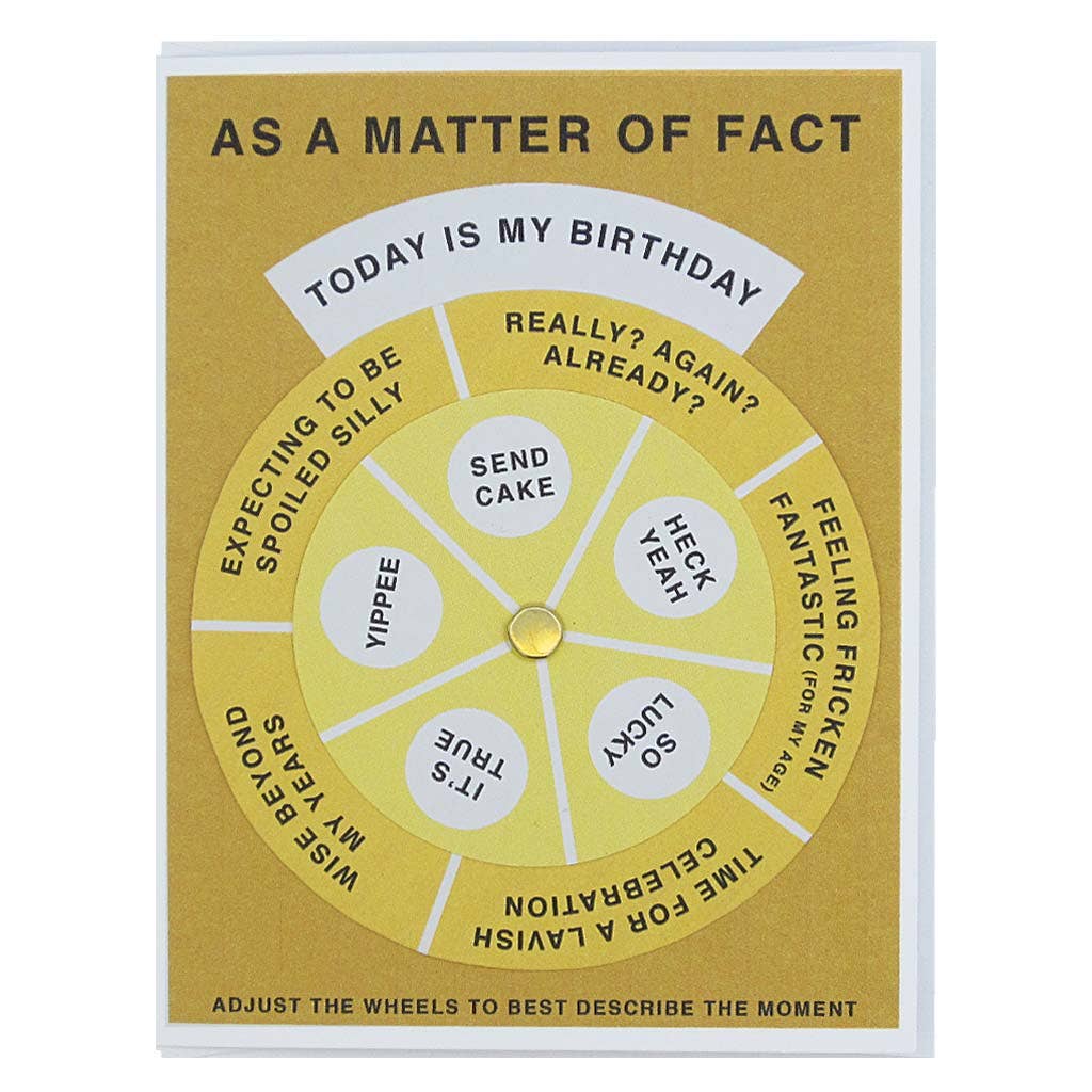 Today is My Birthday Card