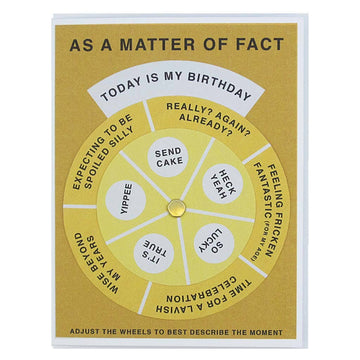 Today is My Birthday Card