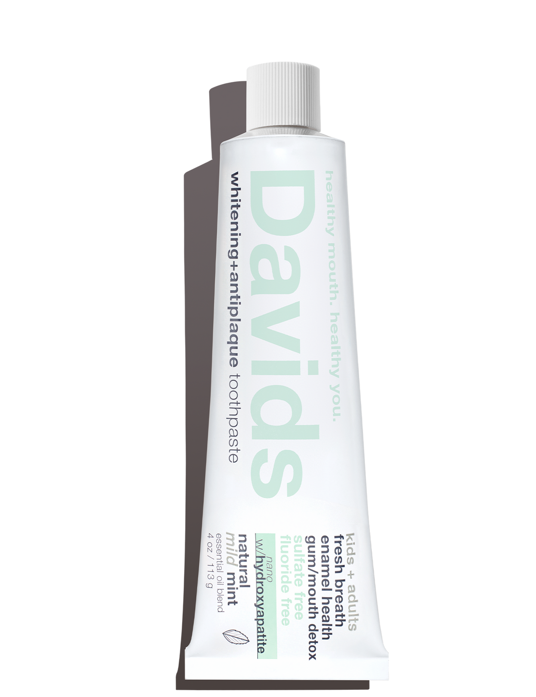 Davids Hydroxi™ Kids + Adults Nano-Hydroxyapatite Premium Toothpaste / Mild Mint