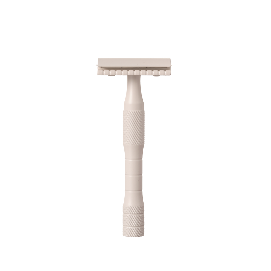 Sustainable Brass Safety Razor - Cream