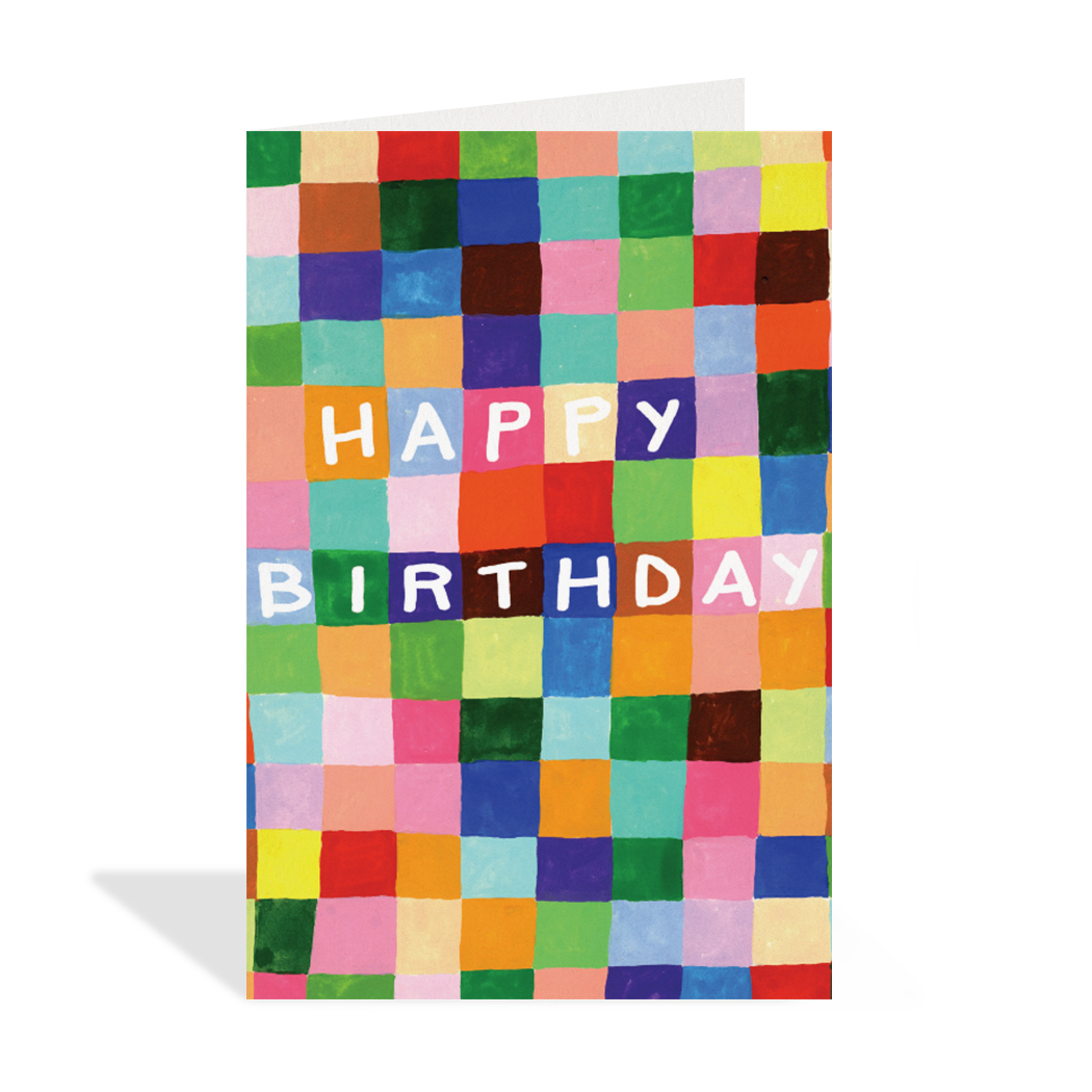 Mosaic Birthday Petite Card