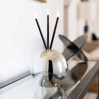 Neva Vase - Silver Metallic