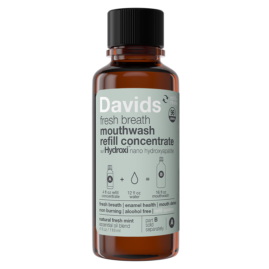 Davids Hydroxi™ fresh breath mouthwash - natural fresh mint