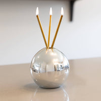 Neva Vase - Silver Metallic