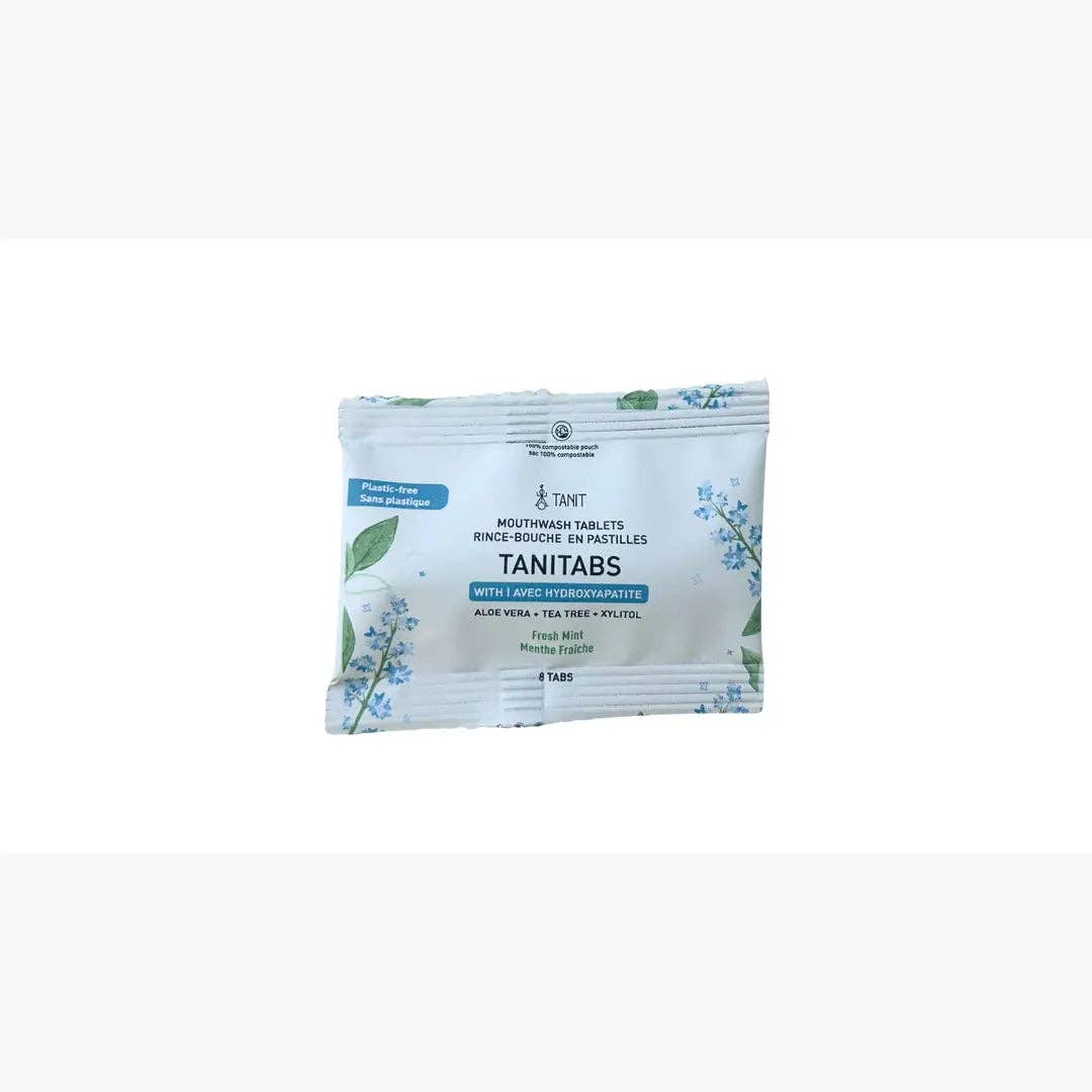 Mouthwash - Fresh mint - 8-Tab Pouch