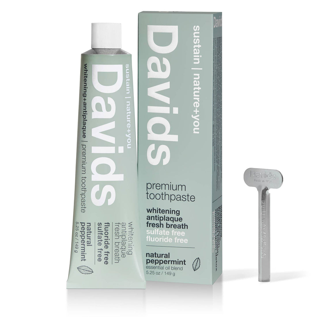 Davids Premium Toothpaste  /  Peppermint