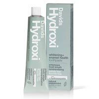 Davids Hydroxi™ Whitening+Enamel Health Nano Hydroxyapatite Premium Toothpaste / Peppermint