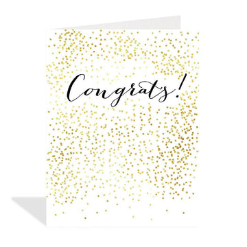 Gold Confetti Congrats!