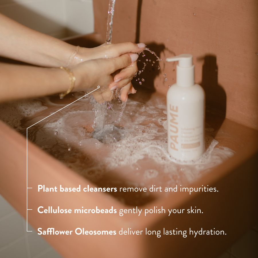 Exfoliating Hand Soap Bottle