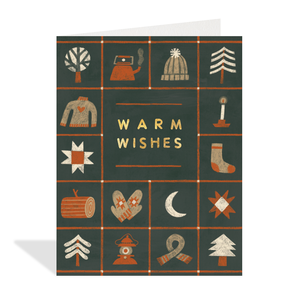 Warm Wishes Greeting Card