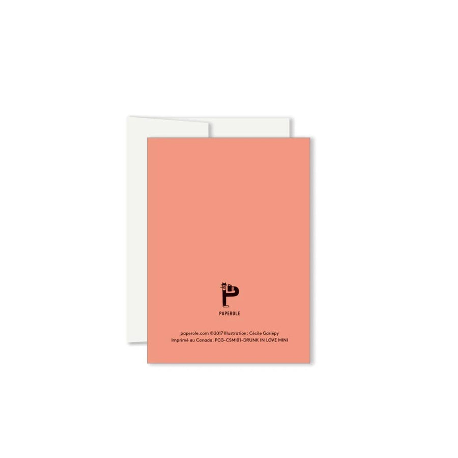 Drunk in Love Miniature Greeting Card