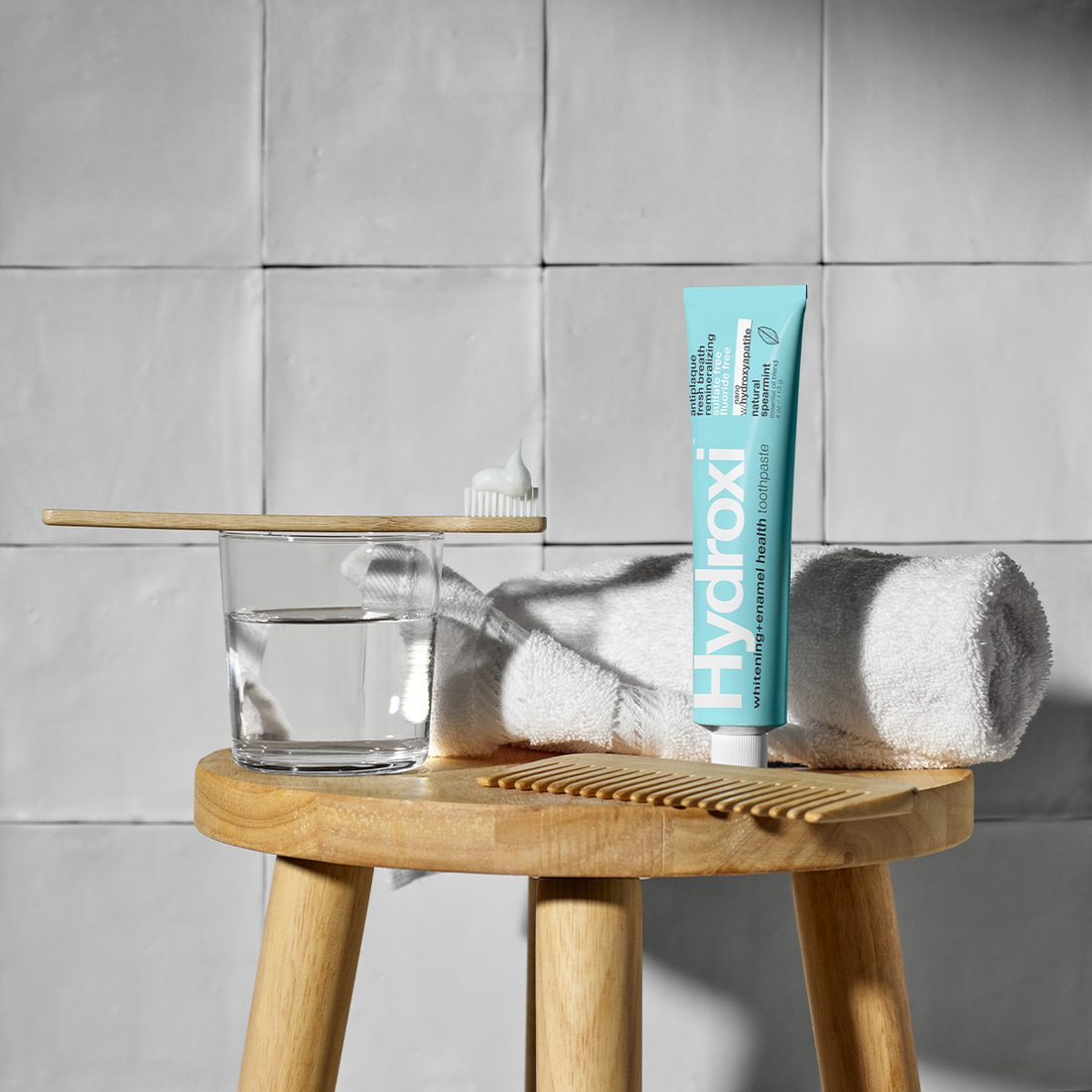 Davids Hydroxi™ whitening+enamel health nano hydroxyapatite premium toothpaste / spearmint