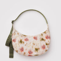 Baggu Medium Nylon Crescent Bag - Abstract Floral