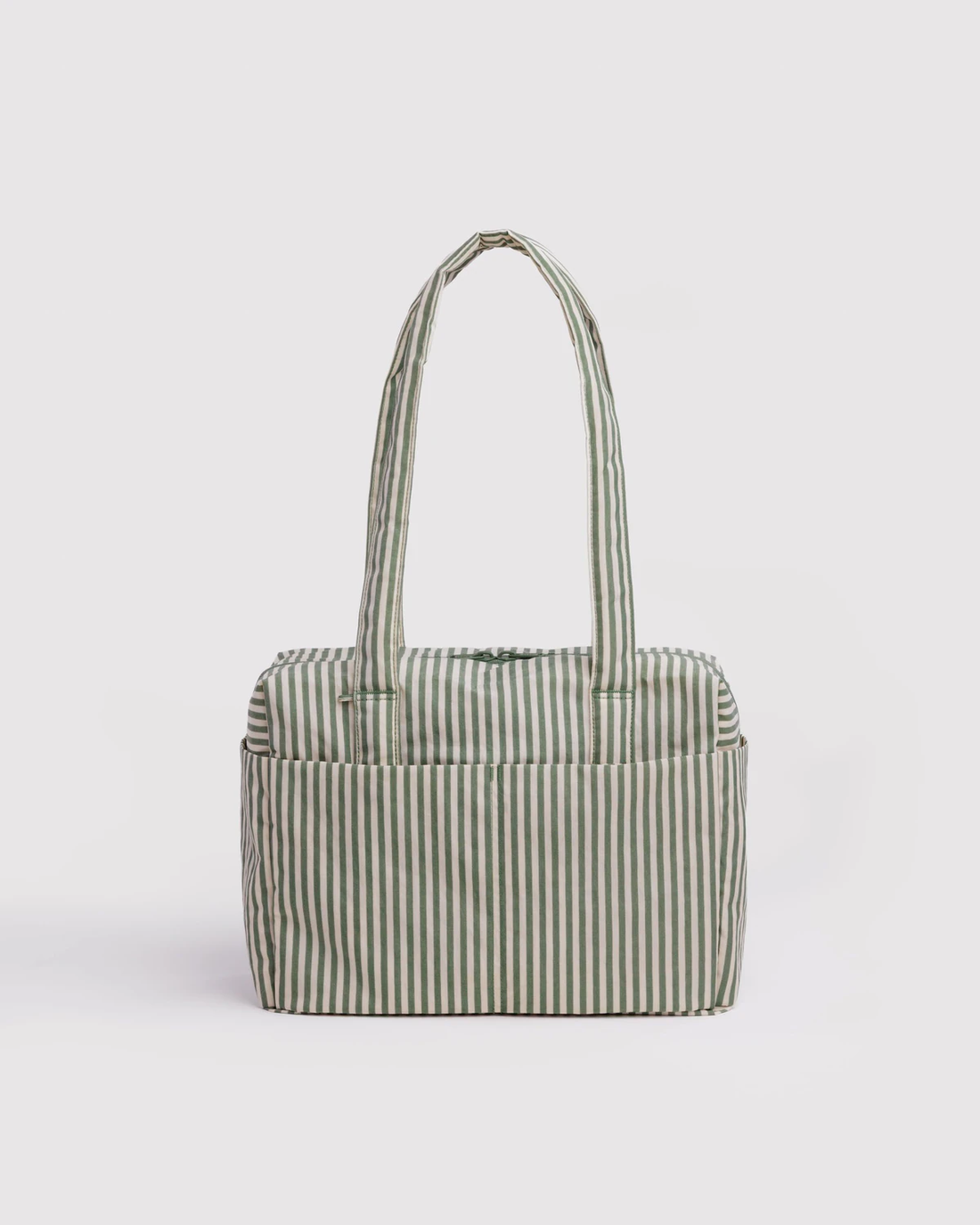 Baggu Everyday Cloud Bag - Sage Stripe