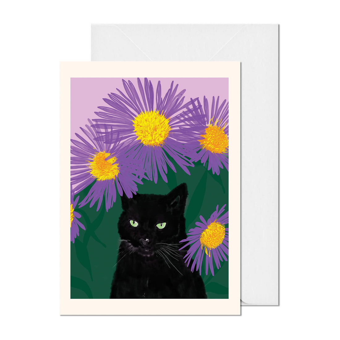 Sparkle in the Asters Greeting Card