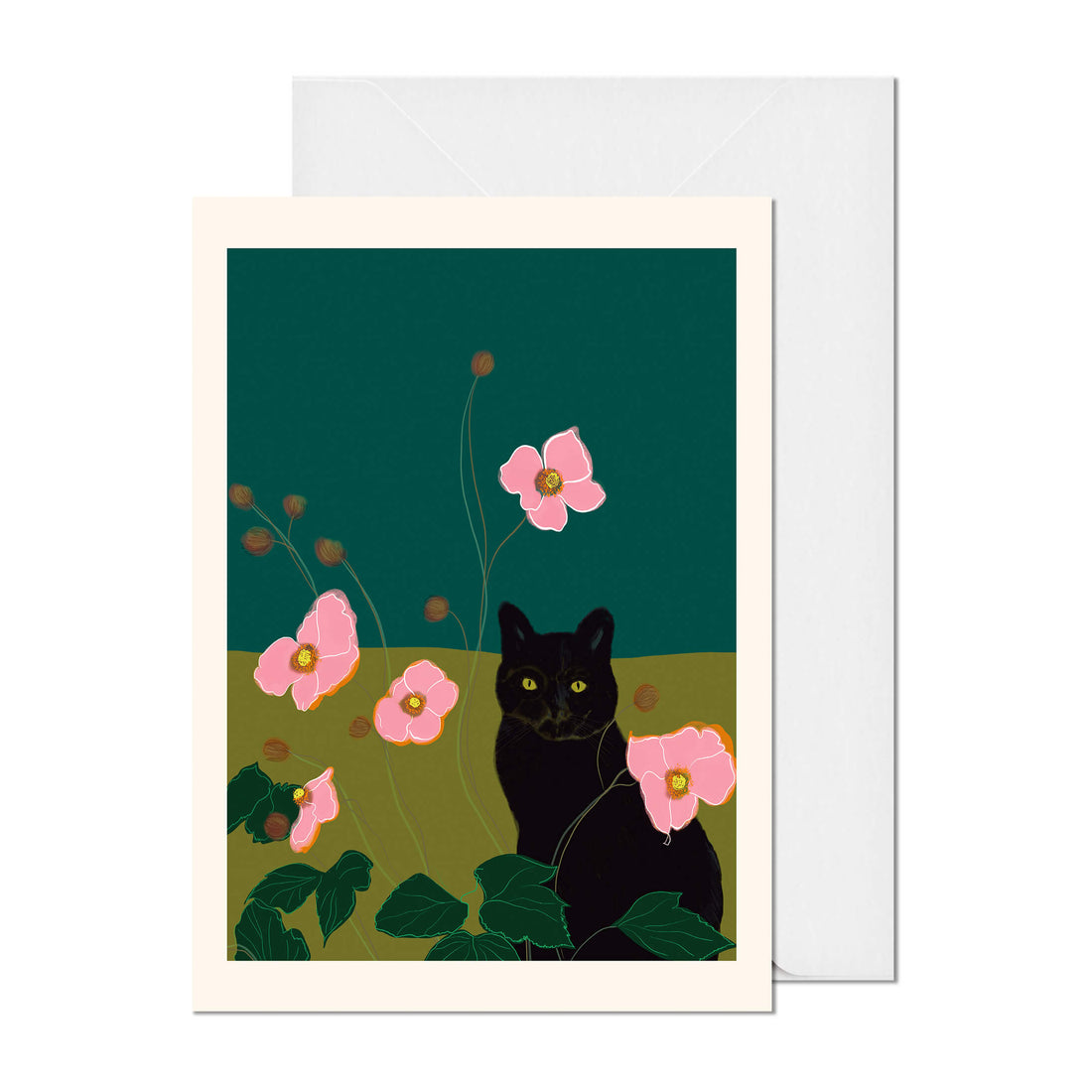 Sparkle in the Anemones Greeting Card