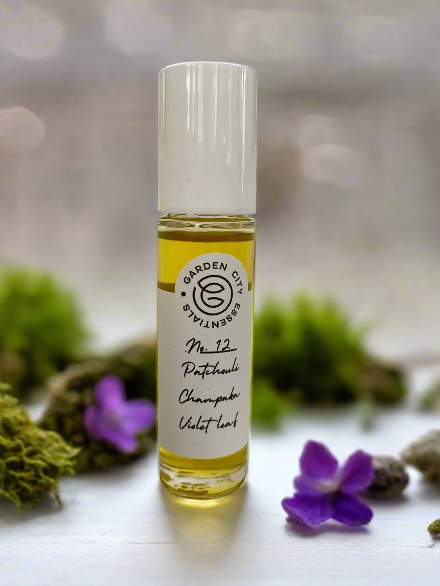 Botanical Perfume - No.12 Patchouli, Champaka, Violet Leaf