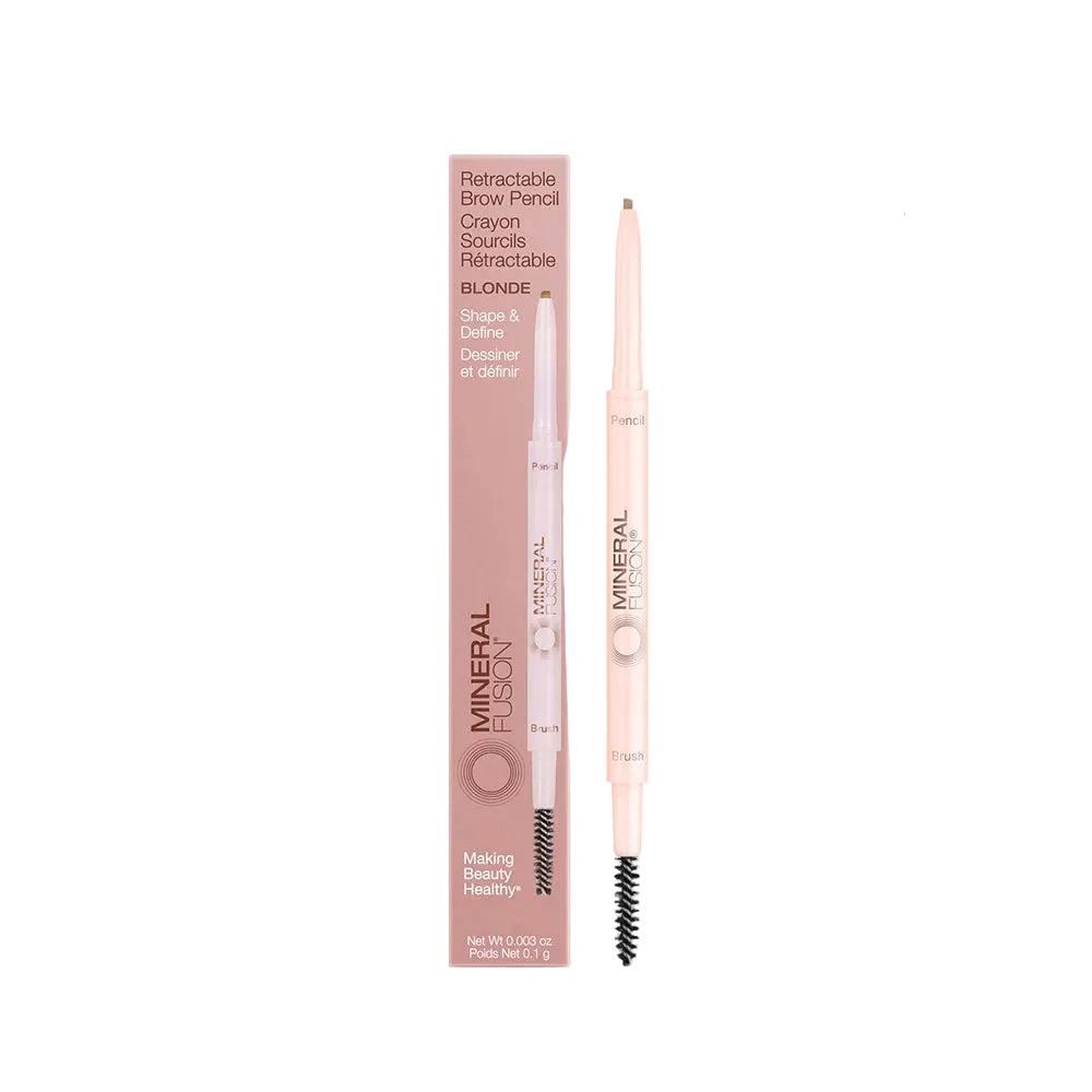 Retractable brow pencil with packaging on a white background, featuring the TZR Beauty Heroes 2025 logo.