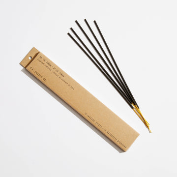 P.F. Candle Co Pinon Incense sticks with a cardboard packaging on a white background