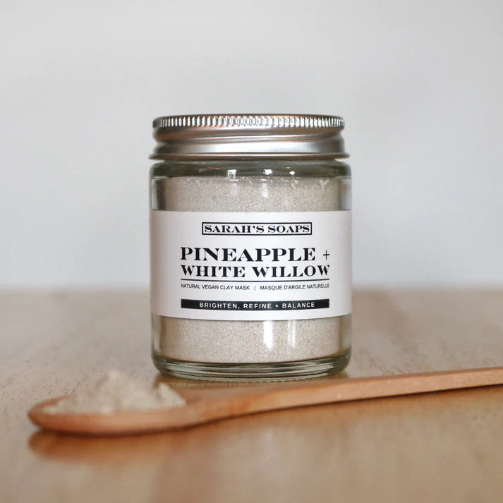 Pineapple + White Willow Clay Mask