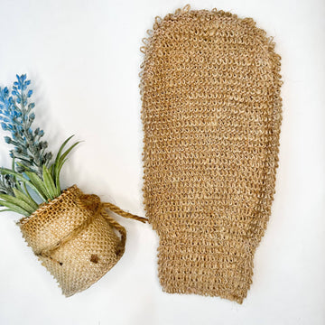 Jute Exfoliating Mitt