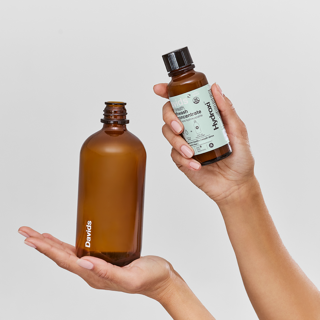 Davids Hydroxi™ fresh breath mouthwash - natural fresh mint