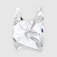 Baby Baggu Reusable Bag - Metallic Silver