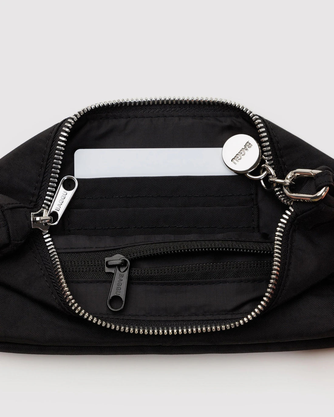 Baggu Black Nylon Pochette