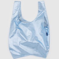 Baggu Reusable Bag - Metallic Light Blue